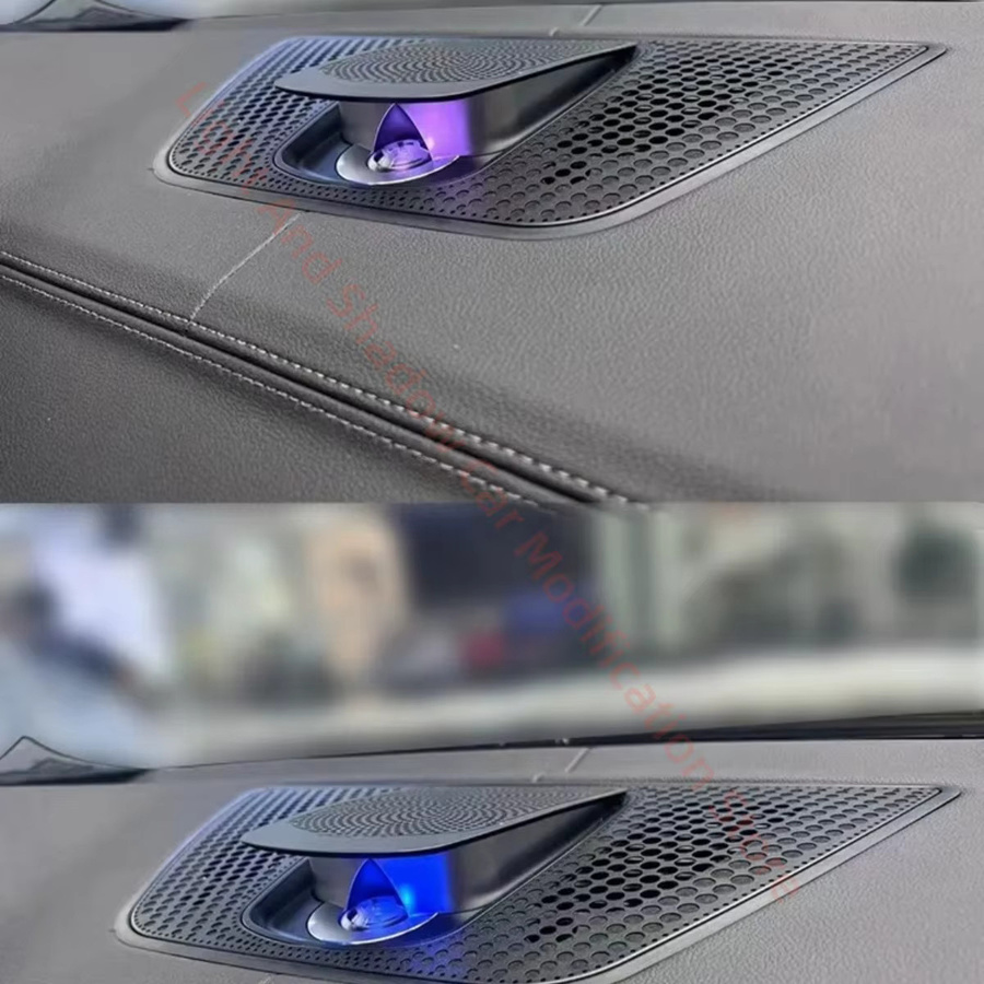 PZBK Auto-Mittellautsprecher mit LED-Ambiente-Beleuchtung passend für BMW X5 G05, X6 und X7 G06 zur Instrumententafel-Modifikation - Bild 4