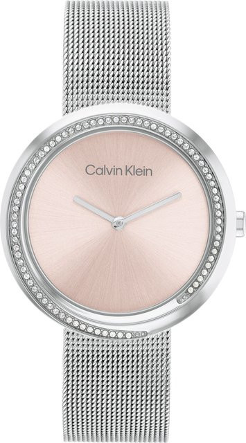 Calvin Klein Armbanduhr, Quarz, Edelstahl, Rosa, Damen - Bild 1