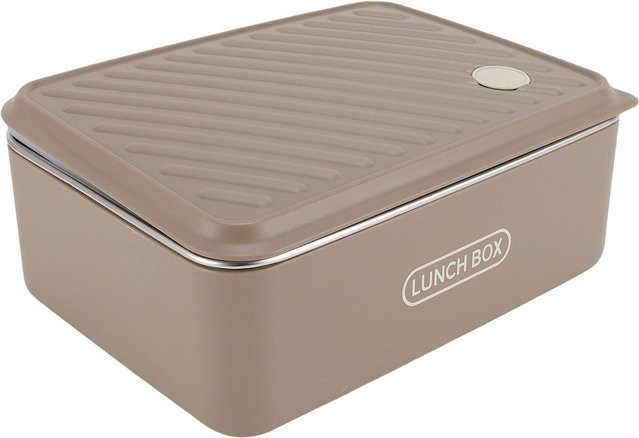 CosyHome Versiegelte Lunchbox aus 304 Edelstahl in Beige mit 1200ml Fassungsvermögen - Bild 1