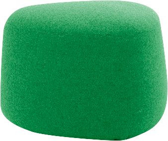 Leyform GOGO Pouf Polstermöbel, oval, grün, B: 55 cm, T: 51,5 cm, H: 44 cm - Bild 1