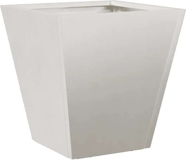 vidaXL Pflanzkübel aus Edelstahl in Silber und Hellgrau, B/T/H: 30 x 30 x 30 cm - Bild 1