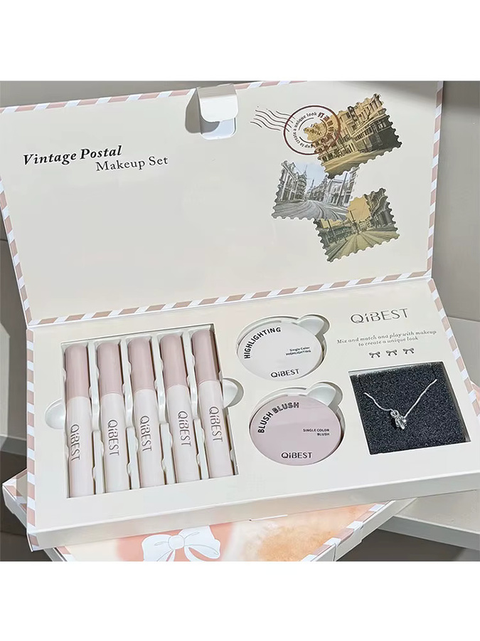 QIBEST Make-up-Set, 5-teilig, matt, Damen - Bild 3