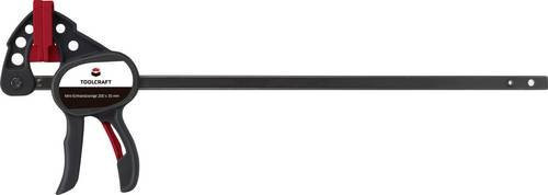 TOOLCRAFT Greifarmzwinge in Schwarz mit einer maximalen Spannweite von 200 mm, Länge: 292 mm, Ausladung: 35 mm - Bild 1