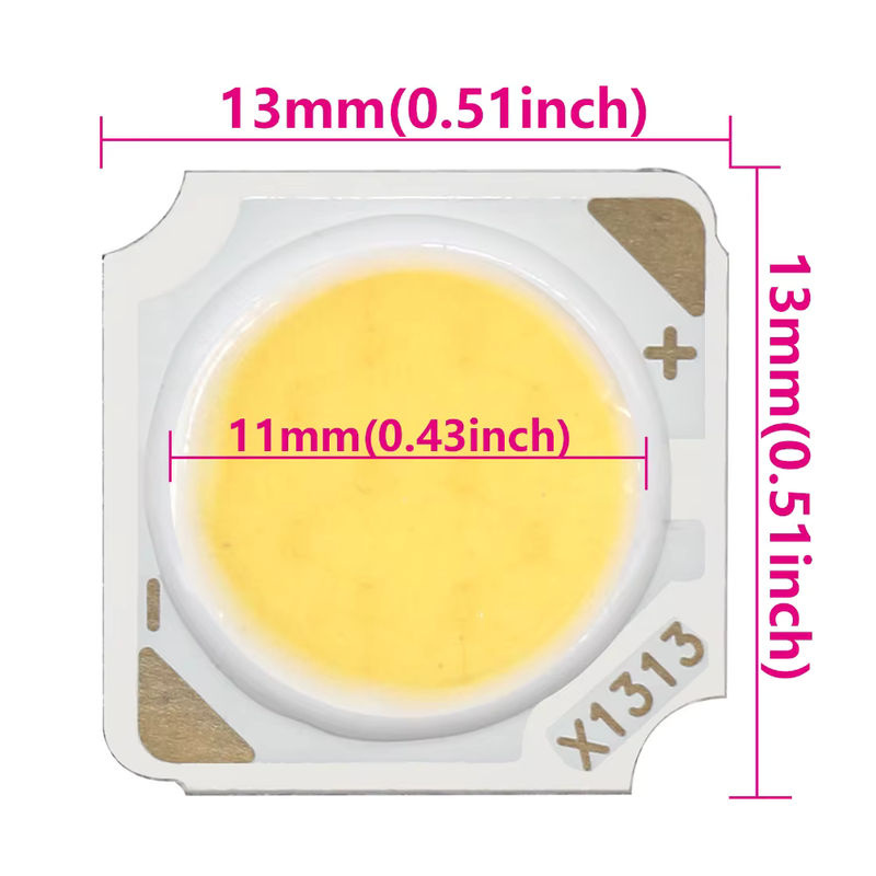25 Stück Superhelle LED-Chips für Glühbirnen, 1,313 mm, Warmweiß - Bild 2