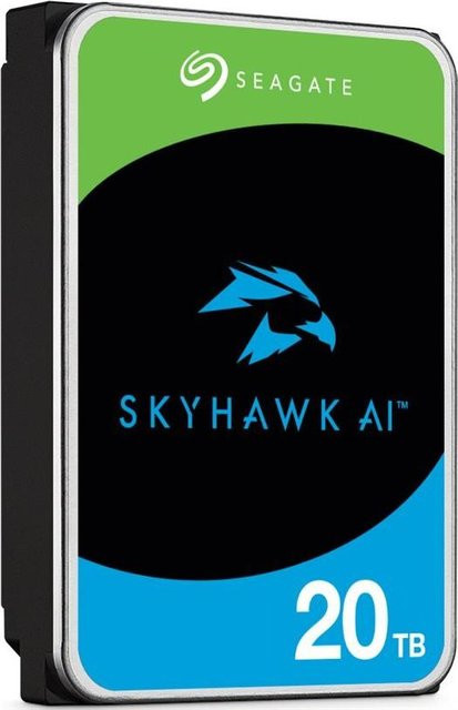Seagate SkyHawk AI ST20000VE003 Interne HDD Festplatte 20TB SATA 6Gb/s 3,5 Zoll 7200 RPM mit 512MB Puffer - Bild 1