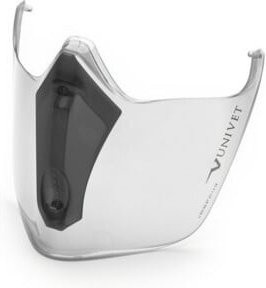 UNIVET Visier für Vollsichtbrille 6X3 in Klar/Schwarz - Bild 1