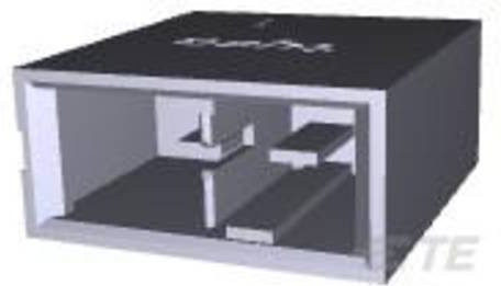 TE Connectivity Tube, Grau, 1-1747277-2 - Bild 1
