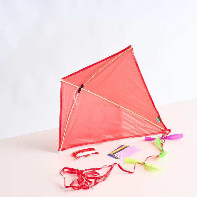 Kikkerland Flugdrache Drachen Ripstop-Nylon red - Bild 1