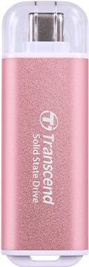 Transcend ESD300P Externe SSD 1 TB USB 3.2 Gen 2x1 USB-C Rosy Pink - Bild 1