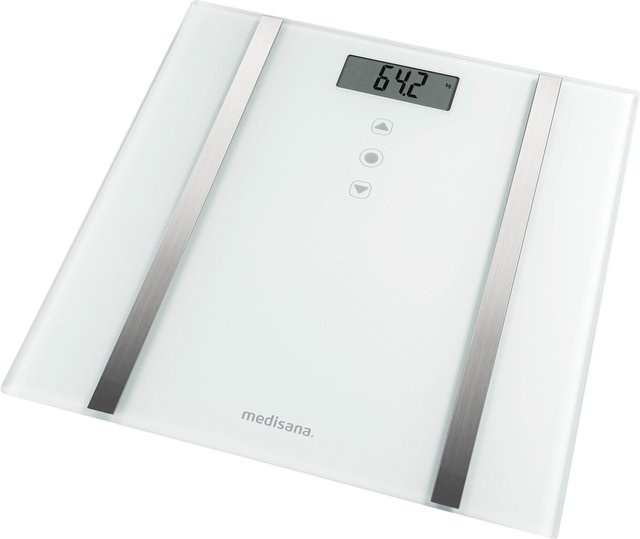 MEDISANA Körperanalysewaage BS 483 in Weiß aus Glas und Edelstahl - Bild 1