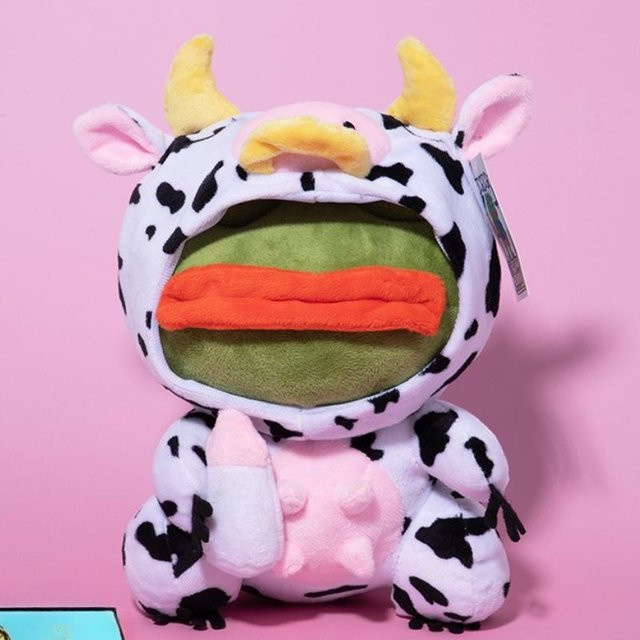Linyi toy Pepe Der Traurige Frosch, Plüschtier, 23cm - Bild 1
