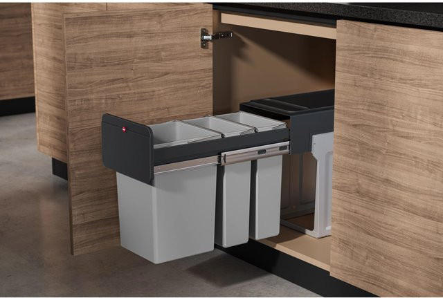Hailo Einbau-Mülleimer EB-X Trio 28 - Bild 1