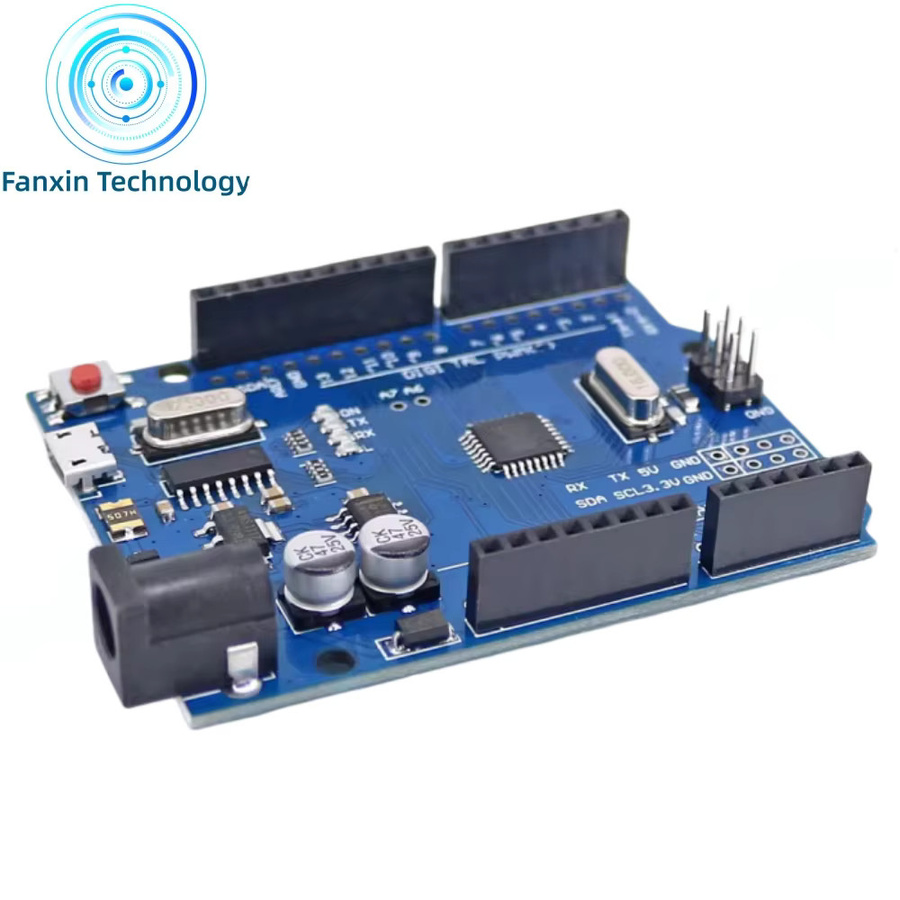 PLR UNO R3 Entwicklungsboard mit ATmega328P und CH340G, Blau, 1-6 Stück - Bild 3