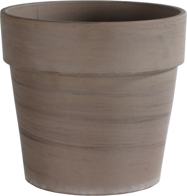 Pflanztopf Calima aus Keramik in Basalt Grau, Durchmesser: 14,5 cm, Höhe: 12,7 cm - Bild 1
