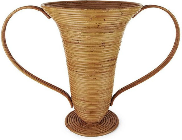 Ferm Living Vase Amphora aus Rattan, Höhe: 41 cm
