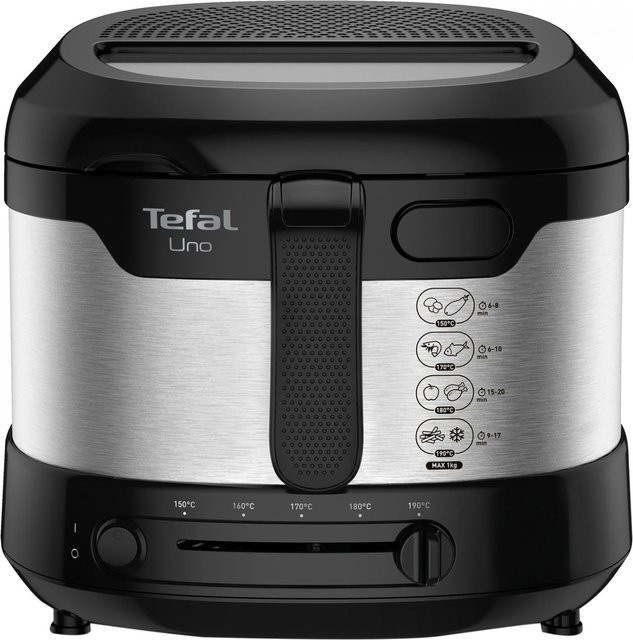 Tefal Uno M Fritteuse FF215D in Schwarz und Edelstahl - Bild 3