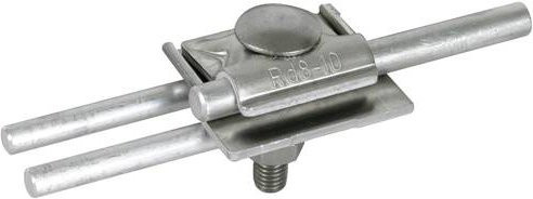 DEHN FS-Klemme 380110 FSK 3X8.10 FRM10X50 in Silber, 50 Stück - Bild 1