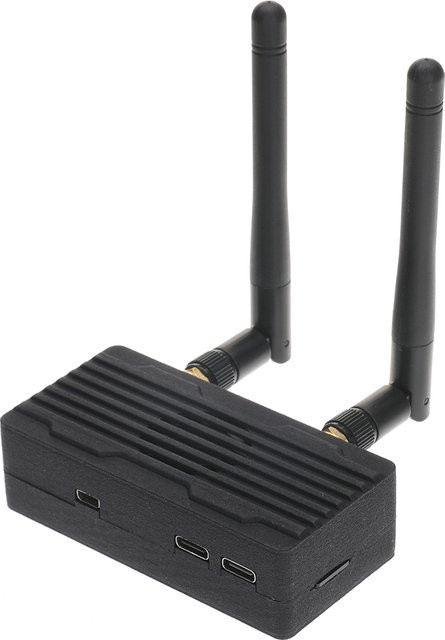 Eachine Sphere Link 5,8 GHz Digitaler FPV-Empfänger mit DVR HD-Unterstützung und 1080P-Ausgang in Schwarz, kompatibel mit OpenIPC Rubyfpv für RC-Drohnen - Bild 1