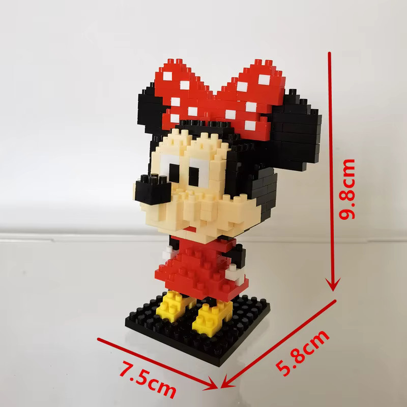 Disney Mickey, Minnie, Donald Duck und Goofy, Baustein-Bausatzspielzeug - Bild 2