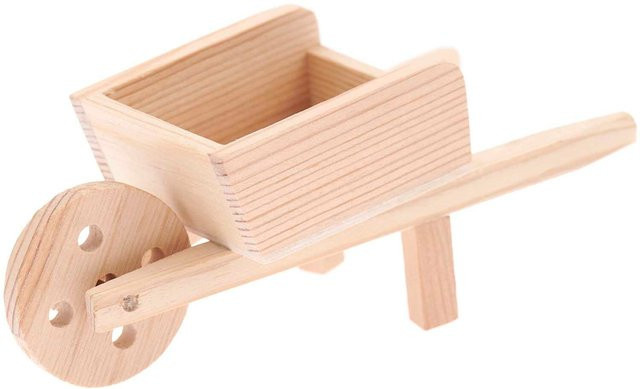 Rico Design Miniatur Schubkarre Wichteltür - Bild 1