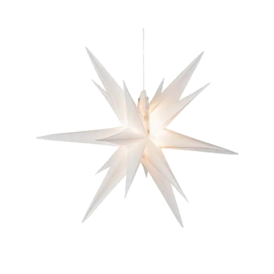 LUMINEO Lichtfigur Stern in Weiß, Durchmesser: 60 cm, Höhe: 60 cm - Bild 2