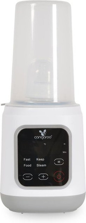 Cangaroo Flaschenwärmer Mellow 3 in 1 zum Erwärmen, Sterilisieren und Warmhalten in Weiß