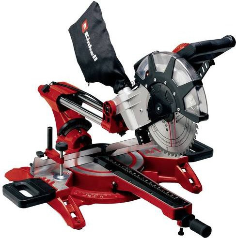 Einhell TC-SM 2534/1 Dual Zug-Kapp- und Gehrungssäge in Rot mit 2100 W und 250 mm Sägeblatt - Bild 1