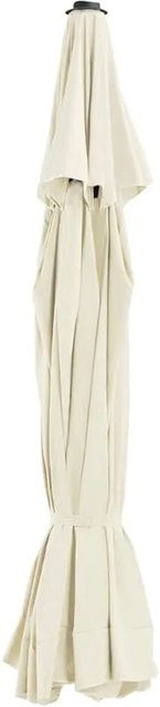 vidaXL Ersatzbezug für Sonnenschirm aus Polyester in Sandfarben/Beige mit 515 cm Durchmesser - Bild 1