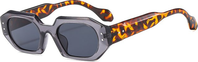 BYLEN Sonnenbrille Hexagonal, Vollrand, Kunststoff, Damen - Bild 1