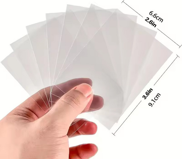 hairun Kartenhüllen, Kunststoff, Weiß, Nachfüllpack - Bild 1