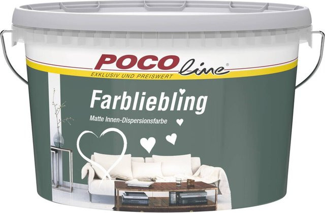 POCOline Raumfarbe Farbliebling La Gomera, Grau, Matt, Dispersion, Wasserbasiert, 2,5 l - Bild 1