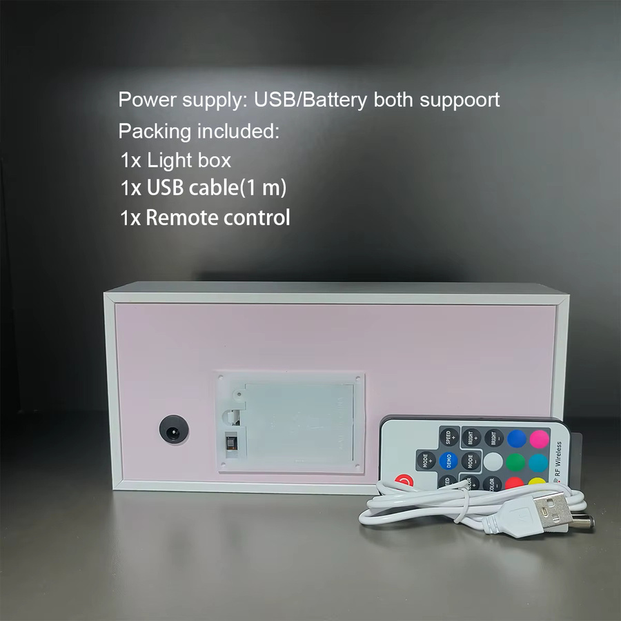 Bandai Anime-Serie bunte Lichtbox mit Papierschnitt-Effekt und Fernbedienung als Nachtlicht für dein Schlafzimmer - Bild 5