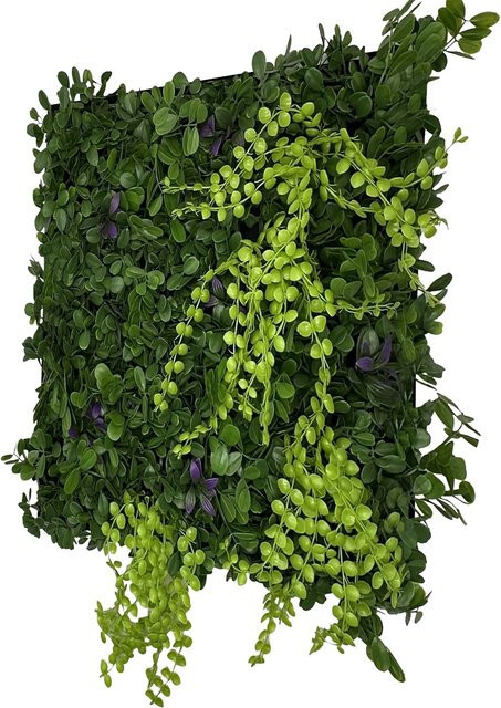 Jangal Wandpaneel Modular Wall Feral Green Mixed Flora Akustikpaneel Grün B/H: 52 x 52 cm, Tiefe: 0,4 cm - Bild 3