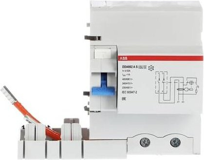 ABB FI-Schutzschalter DDA802AS-63/1 RCBO 63A 1A 400V Weiß - Bild 1