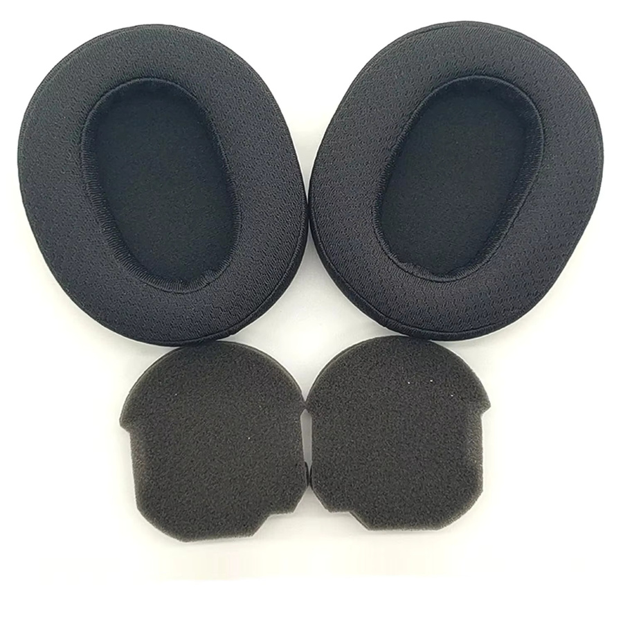 CHONGJIZHE Ersatz-Ohrpolster aus Mesh für Sony WH-1000XM5 Over-Ear Kopfhörer mit Memory-Schaum in Schwarz - Bild 2