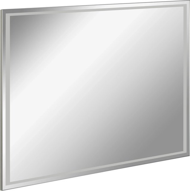 Fackelmann Framelight Spiegel mit LED-Beleuchtung in Grau, B/H/T: 100,5 x 70,5 x 2,2 cm, kaltweiß 6000 K - Bild 1