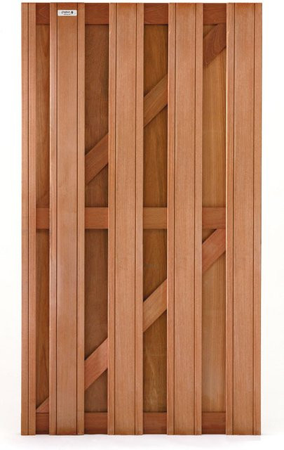 Gartentor Bangkirai in der Größe Breite: 100 cm, Höhe: 180 cm - Bild 1