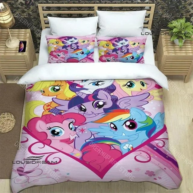 Lodestar My Little Pony Bettwäscheset aus Mikrofaser, Mehrfarbig, B/H: 140 x 200 cm - Bild 1