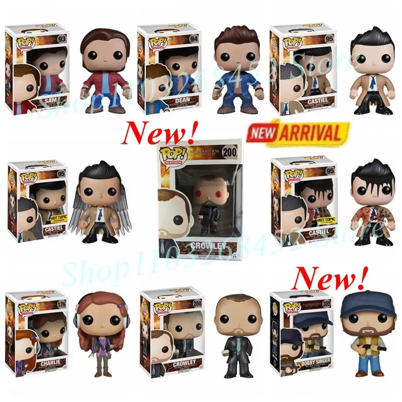 Funko Supernatural Sam, Dean, Castiel, Blood Crowley, Bobby, Actionfigur, Set / Bundle - Bild 2