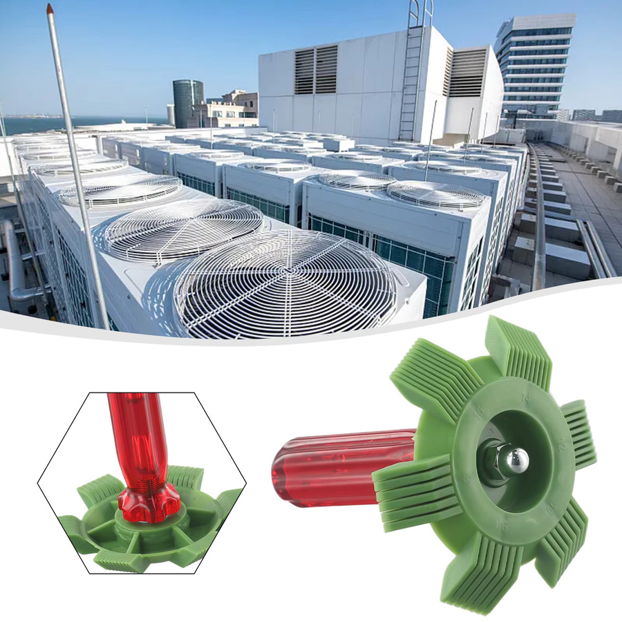 VIBRATITE Reparatur Kamm für Auto Klimaanlagen Kondensator und Verdampfer aus Kunststoff in Grün - Bild 3