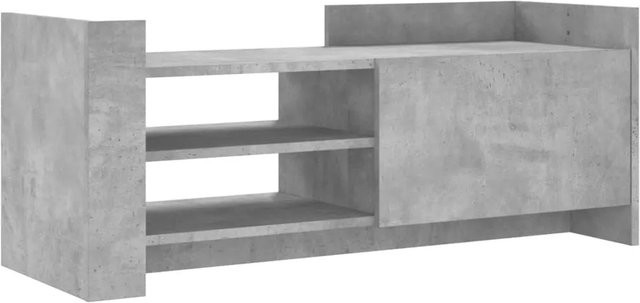 vidaXL TV-Schrank Modern in Betongrau aus MDF, B/T/H: 100 x 35 x 40 cm - Bild 1