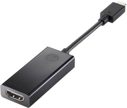 HP USB-C auf HDMI 2.0 Adapter in Schwarz (1x USB-C Stecker auf 1x HDMI Buchse) - Bild 1