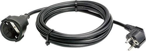 AS Schwabe Strom Verlängerungskabel 16A Schwarz 10 m H05VV-F 3G 1,5mm² - Bild 1