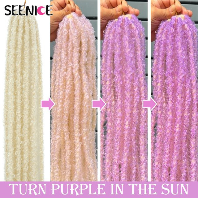 SEENICE Faux Locs Haarverlängerungen, 24 Zoll, Lockiges Haar, Damen - Bild 1