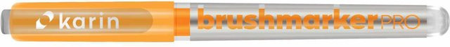 Karin Brushmarker PRO Marker mit Nylon-Pinseltip in Orange Amber 195 - Bild 1