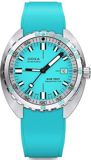 Doxa Armbanduhr SUB750T Aquamarine, Automatik, Edelstahl, 45 mm, Herren - Bild 1