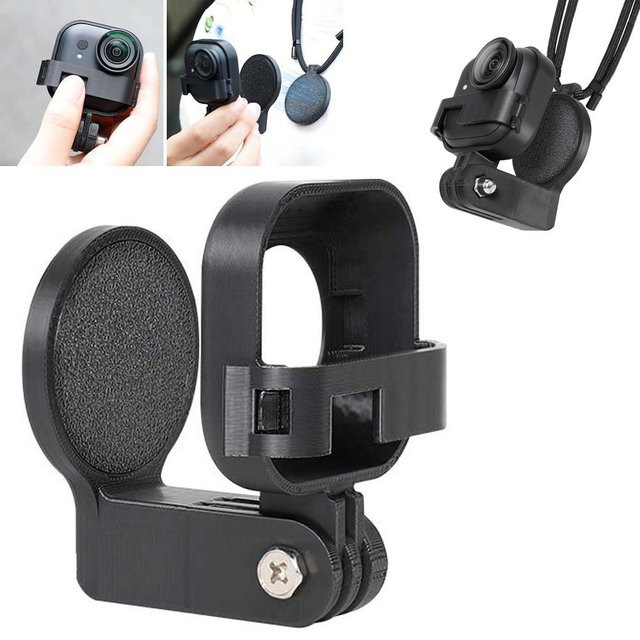 Insta360 Magnetische Kamera-Halshalterung mit Schnellverschluss für Insta360 GO Ultra in Schwarz - Bild 1