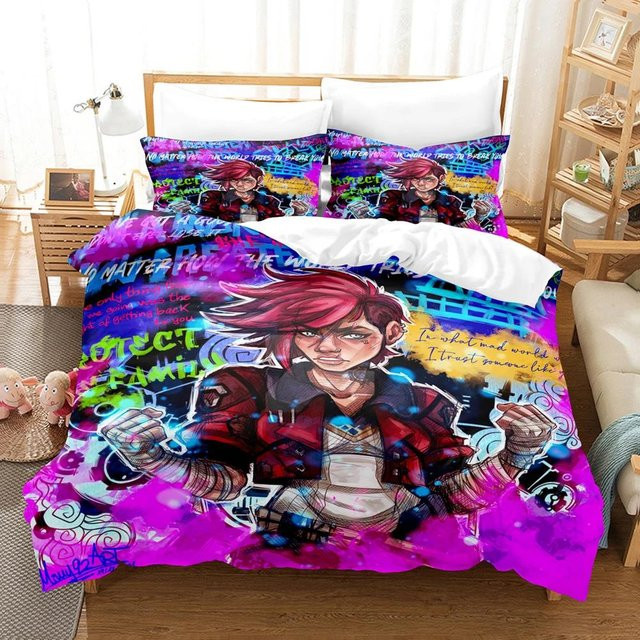 Bettwäscheset Arcane JinX mit 3D-Druck von JMG Household Supplies, Mehrfarbig, Breite: 140 cm, Länge: 210 cm - Bild 1