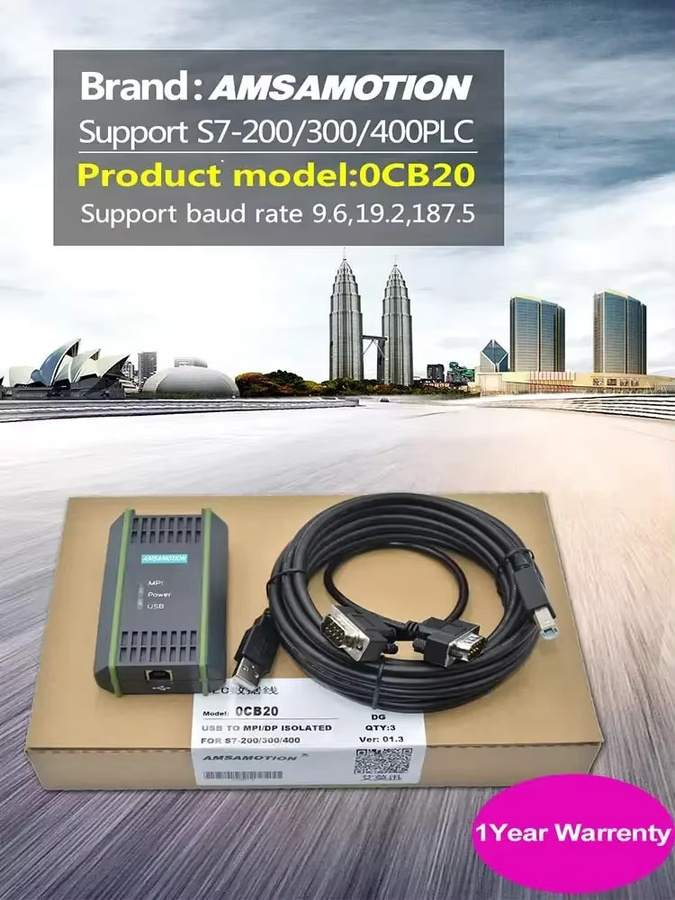 Siemens USB-Programmierkabel 6ES7972-0CB20-0XA0 PC-Adapter für S7-200/300/400 SPS RS485 Profibus MPI PPI DP Kommunikation in Schwarz - Bild 5