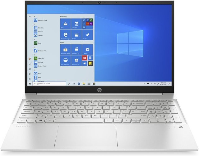 HP Pavilion 15-eh1675ng Notebook in Natural Silver mit 15,6 Zoll Full HD Display, AMD Ryzen 7, 8 GB RAM und 512 GB SSD, Windows 10 - Bild 1